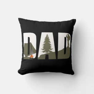 Camping Vader Wandelaar cadeau Kussen