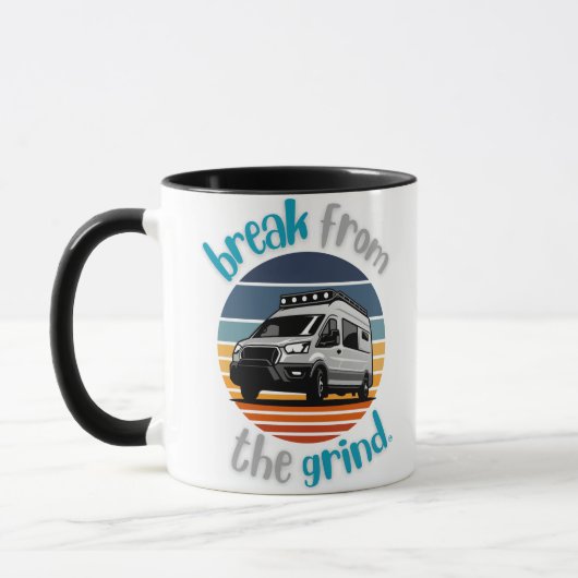 Camping Van 2 koffiemok Mok (Links)