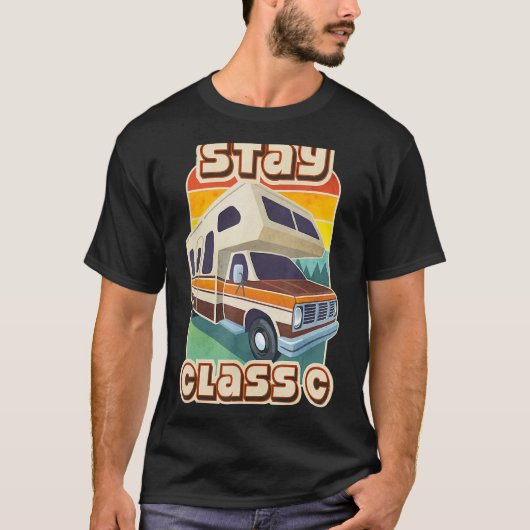 Camping van Classy RvB-klasse blijven T-shirt (Voorkant)