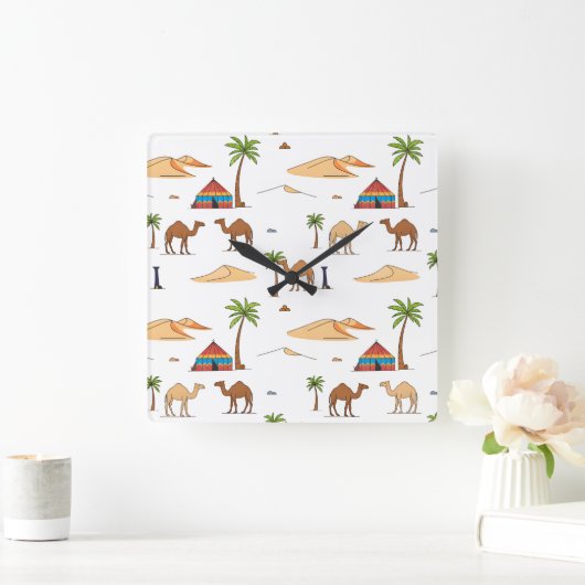 Camping van de Marokkaanse woestijn Vierkante Klok (Huis)