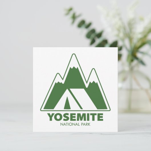 Camping van het nationaal park Yosemite (Staand voorkant)