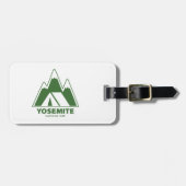 Camping van het nationaal park Yosemite Bagagelabel (Voorkant horizontaal)