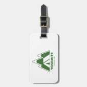 Camping van het nationaal park Yosemite Bagagelabel (Voorkant verticaal)