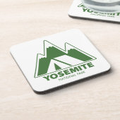 Camping van het nationaal park Yosemite Bier Onderzetter (Linkerzijde)