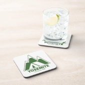 Camping van het nationaal park Yosemite Bier Onderzetter (Rechterzijde)