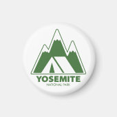 Camping van het nationaal park Yosemite Magneet (Voorkant)