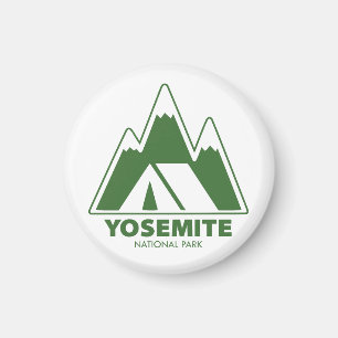 Camping van het nationaal park Yosemite Magneet