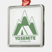 Camping van het nationaal park Yosemite Metalen Ornament (Links)