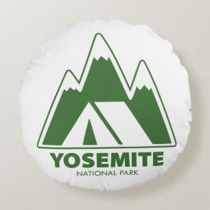 Camping van het nationaal park Yosemite Rond Kussen