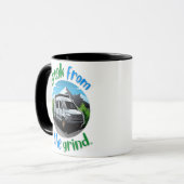 Camping Van Koffiemok Mok (Voorkant links)