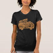 Camping Van Life Fun Inspirerend Quote T-shirt (Voorkant)
