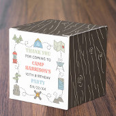 Camping Verjaardagsfeestje Dank u Bedankdoosjes