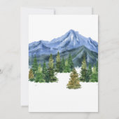 Camping Verjaardagsfeestje modern kinder Kaart (Achterkant)