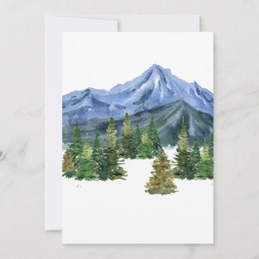 Camping Verjaardagsfeestje modern kinder Kaart (Achterkant)