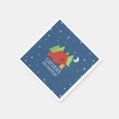 Camping Verjaardagsfeestje servetten (Hoek)