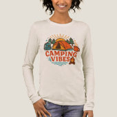 Camping Vibes Adventure Long Sleeve Shirt (Voorkant)