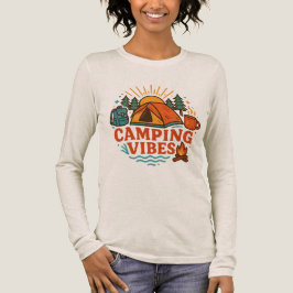Camping Vibes Avontuur T-shirt met lange mouwen