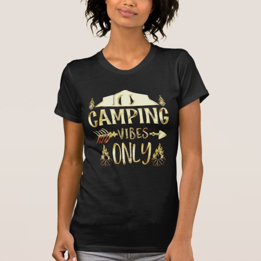 Camping Vibes only T-Shirt (Voorkant)