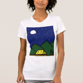 Camping vibes t-shirt (Voorkant)
