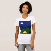 Camping vibes t-shirt (Voorkant volledig)