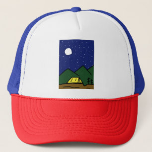 Camping vibes trucker pet