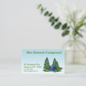 Camping Visitekaartje (Staand voorkant)