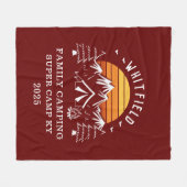 Camping voor recirculatie-aanpassing fleece deken (Voorkant (Horizontaal))