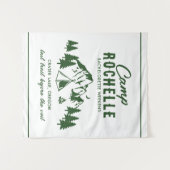 Camping vrijgezellenfeest achtergrond tapestry wandkleed (Voorkant (horizontaal))