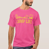 Camping - Vrouwen Mannen Camping T-shirt (Voorkant)