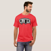 Camping wagen cartoon ontwerp cadeau t-shirt (Voorkant volledig)