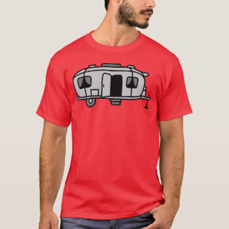 Camping wagen cartoon ontwerp cadeau t-shirt