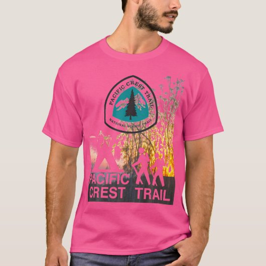 Camping Wandelen Seizoensgebonden T-shirt (Voorkant)