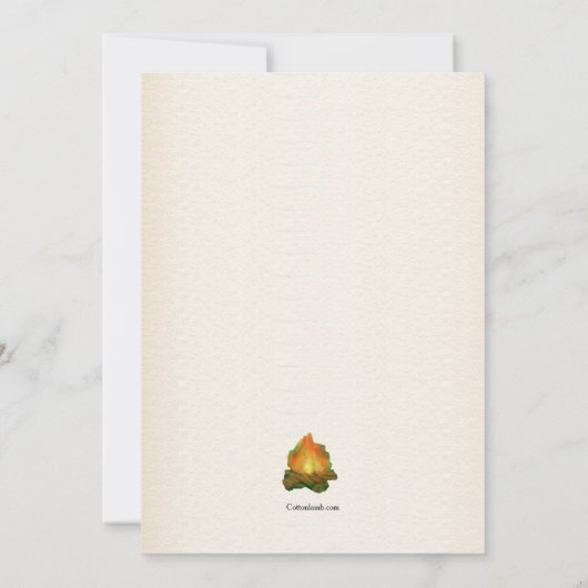 Camping Waterverf Uitnodiging (Achterkant)