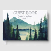 Camping Wedding Custom Guest Book Gastenboek (Voorkant)