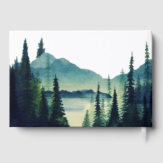 Camping Wedding Custom Guest Book Gastenboek (Achterkant)