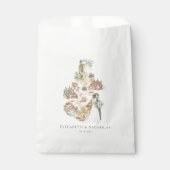 Camping Wedding Map | Welkom Favor Bag Bedankzakje (Voorkant)