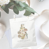 Camping Wedding Map | Welkom Favor Bag Bedankzakje