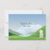 Camping Wedding RSVP Kaartje (Achterkant)