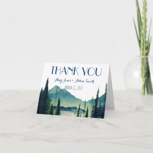 Camping Wedding - Thankyou Note Bedankkaart