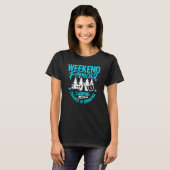 Camping Weekend Forecast Campfire Camp Drink campi T-shirt (Voorkant volledig)