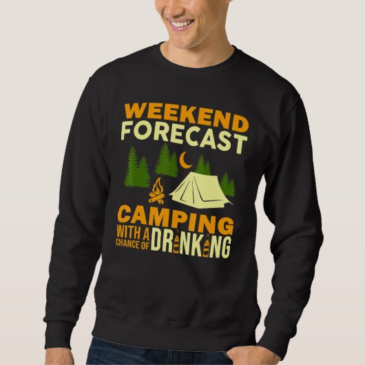 Camping Weekend Forecast Camping met een kans van Trui (Voorkant)