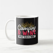 Camping & Wine! Wat is er nog meer? Design Koffiemok (Links)