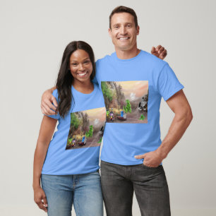Camping with the Ten Liittle Monsters T-shirt