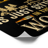 Camping Without Beer Is Just Sitting In The Woods  Poster (Hoek)