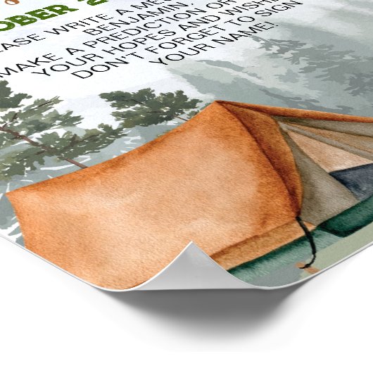 Camping Woodland Time Capsule Poster (Hoek)