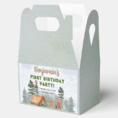 Camping Woodland Verjaardag Favoriet Box Bedankdoosjes (Geopend)