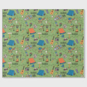 Camping Wrapping Paper Cadeaupapier (Vlak)