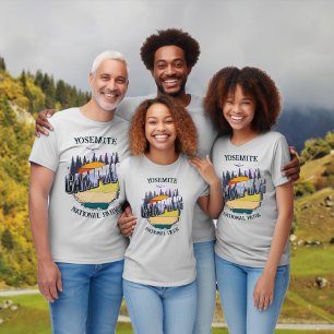 Camping Yosemite National Park T-shirt