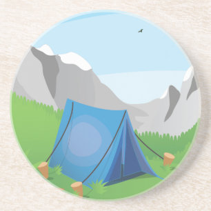 Camping Zandsteen Onderzetter