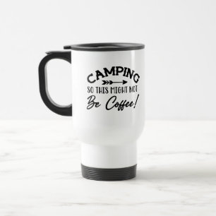 Camping zodat dit geen koffie zou kunnen zijn reisbeker